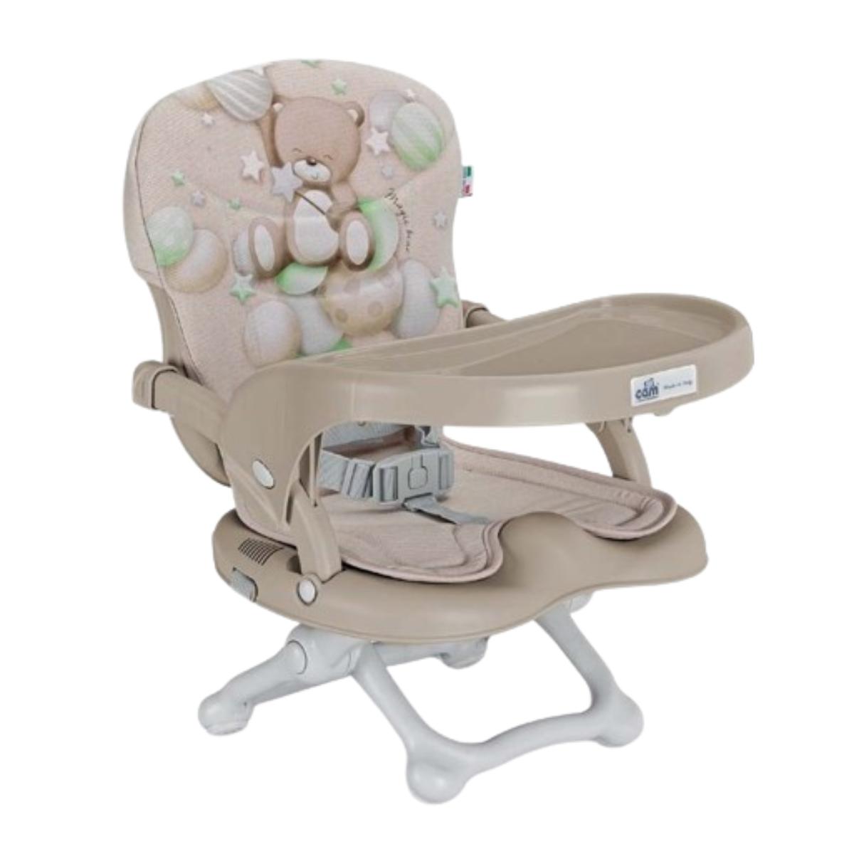 baby-store-dubai Cam - Smarty Con Imbottitura High Chair - Brown/beiges