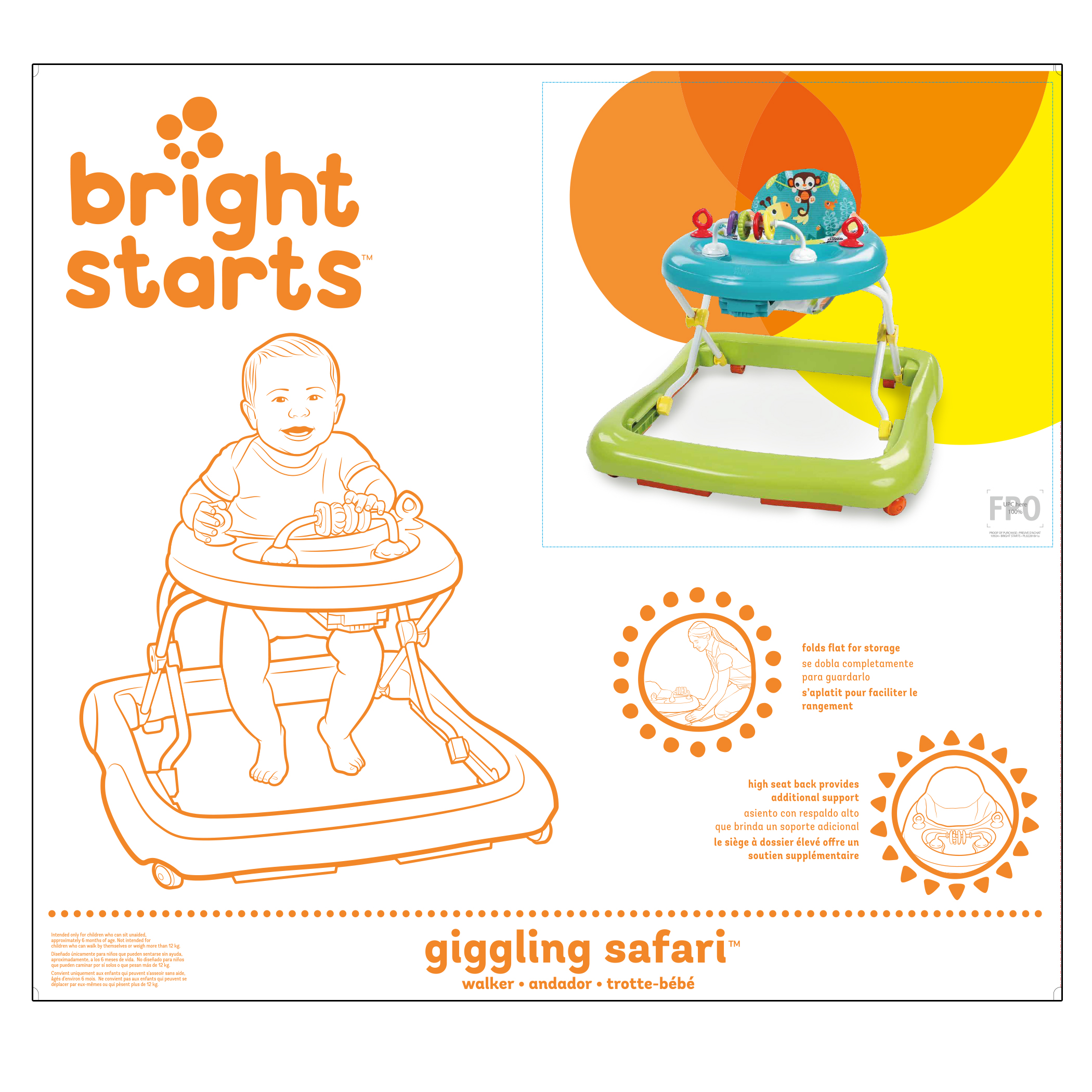 bright starts giggling safari walker manual