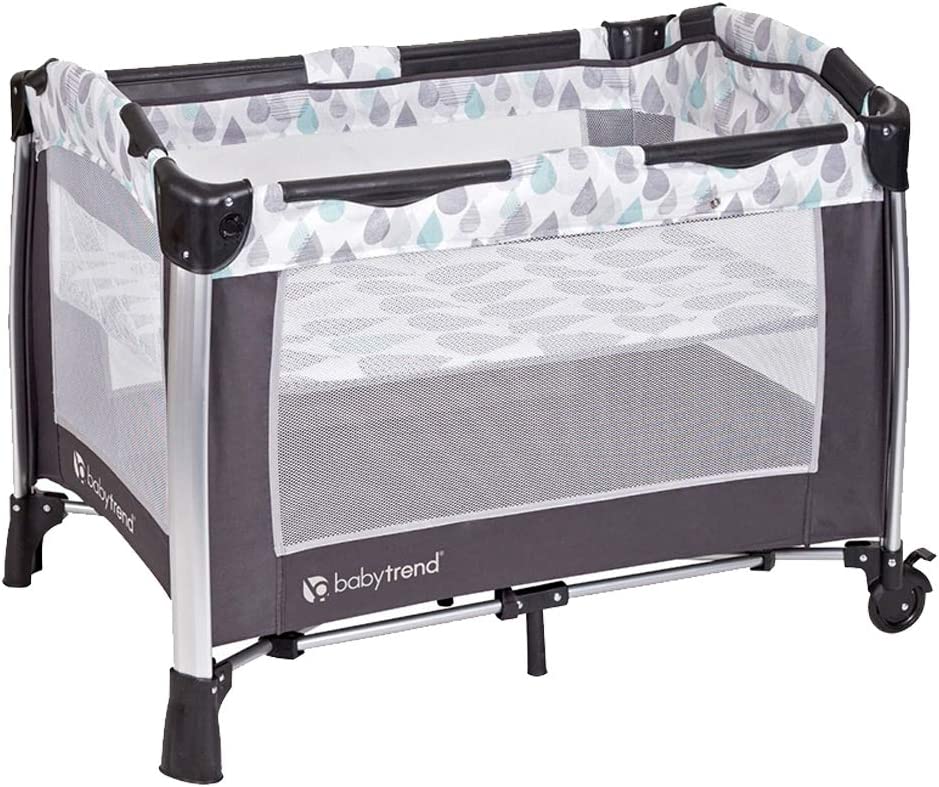 Babytrend GoLite® Twins Nursery Center Drip Drop Blue