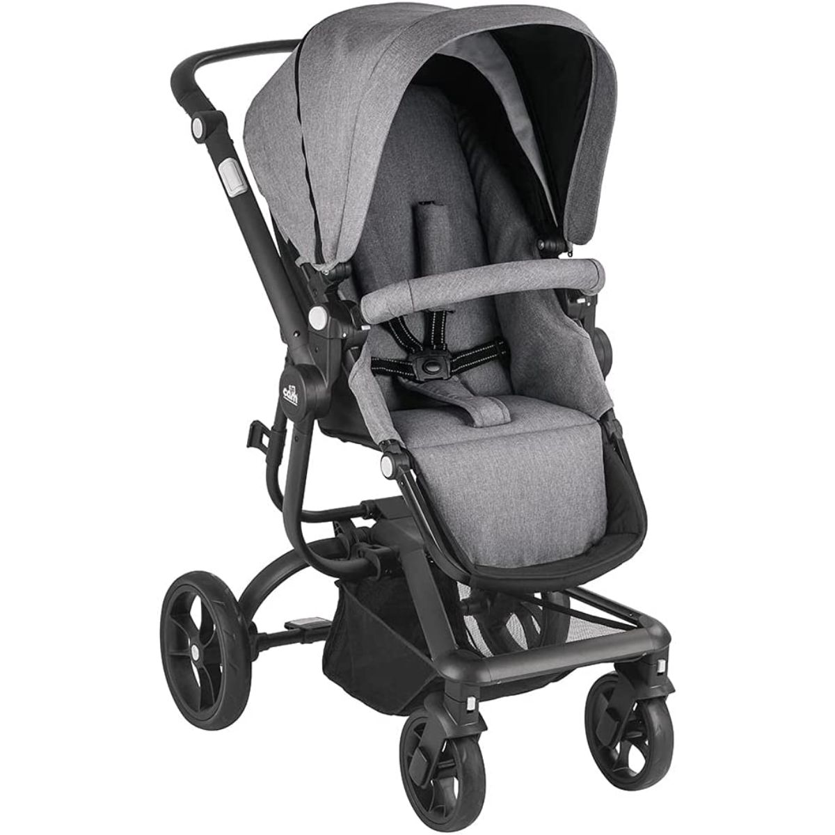 Cam - Taski Sport Baby Travel System - Gray -  super compact and lightweight travel system, Very spacious, from 0 to 4 years old (22 kg.), Rocking Function, Made in italy, Aluminium frame.