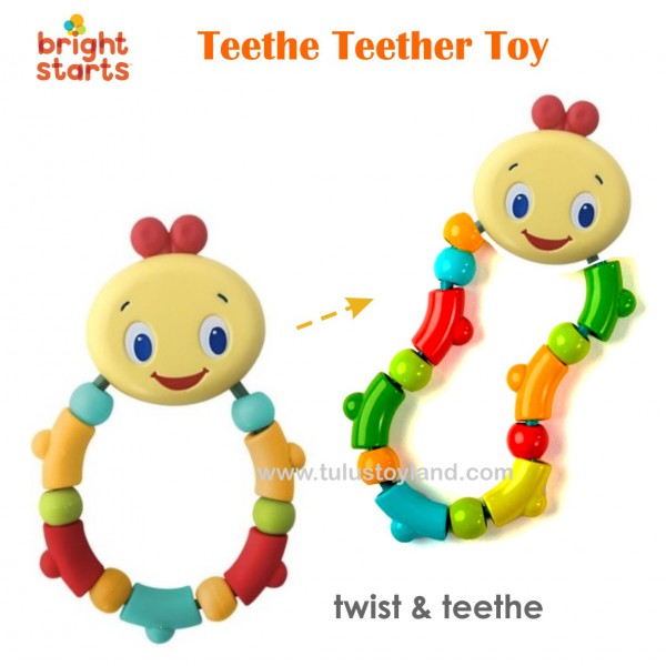 KIDS2 Bright Starts Twist & Teethe Teether Toy