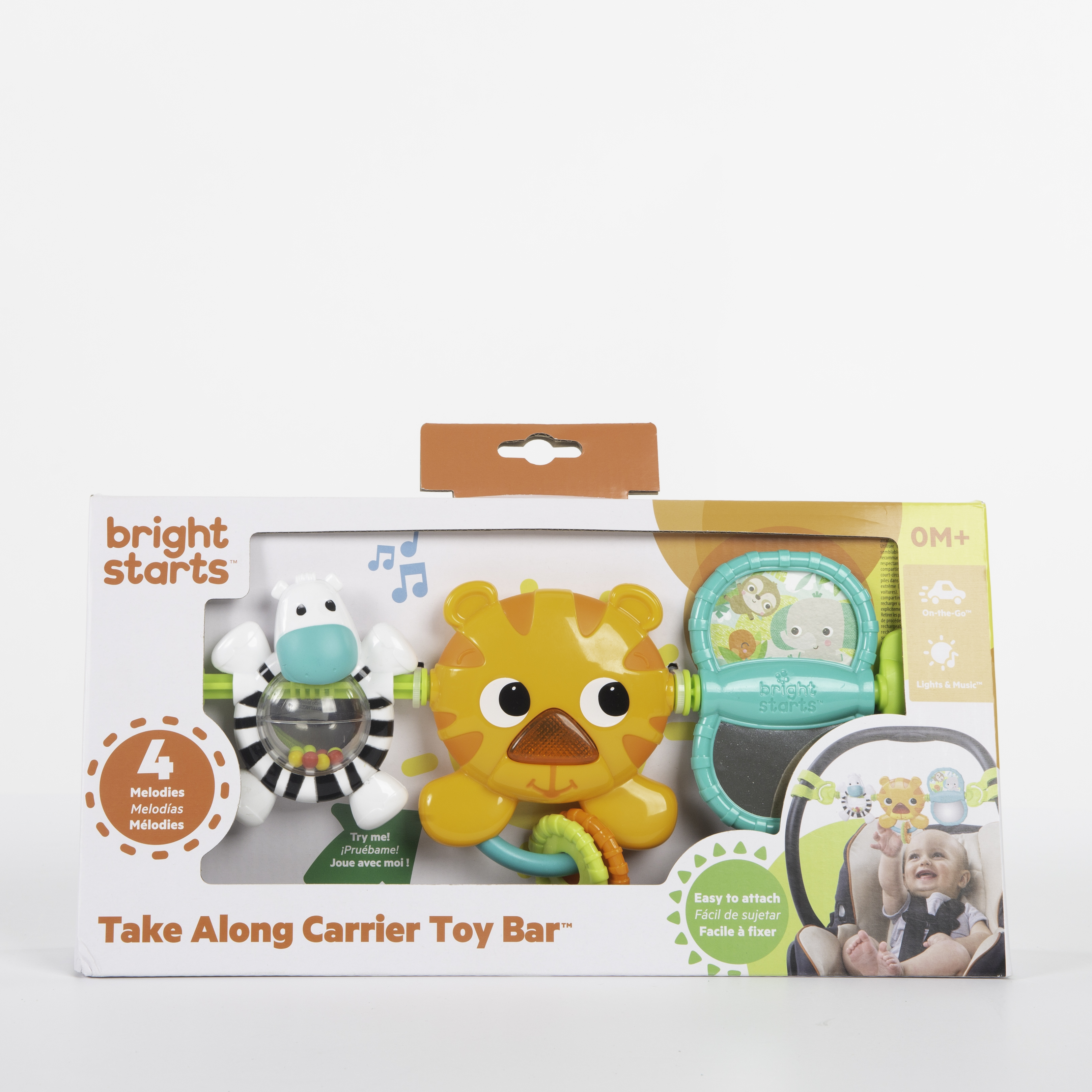 Bright Starts Take Along Carrier Toy Bar, Car Seat Toy Bar