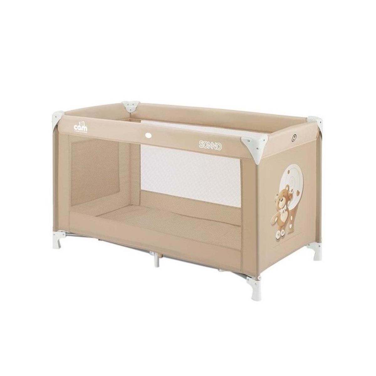 baby-store-dubai CAM Il Mondo del Bambino - art.L117/T260 - Travel Cot Sonno - Perfect from 0 to 36 Months - Moonbear