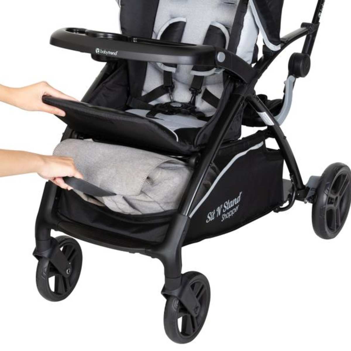 Babytrend Sit N' Stand® 5-in-1 Shopper - Moondust