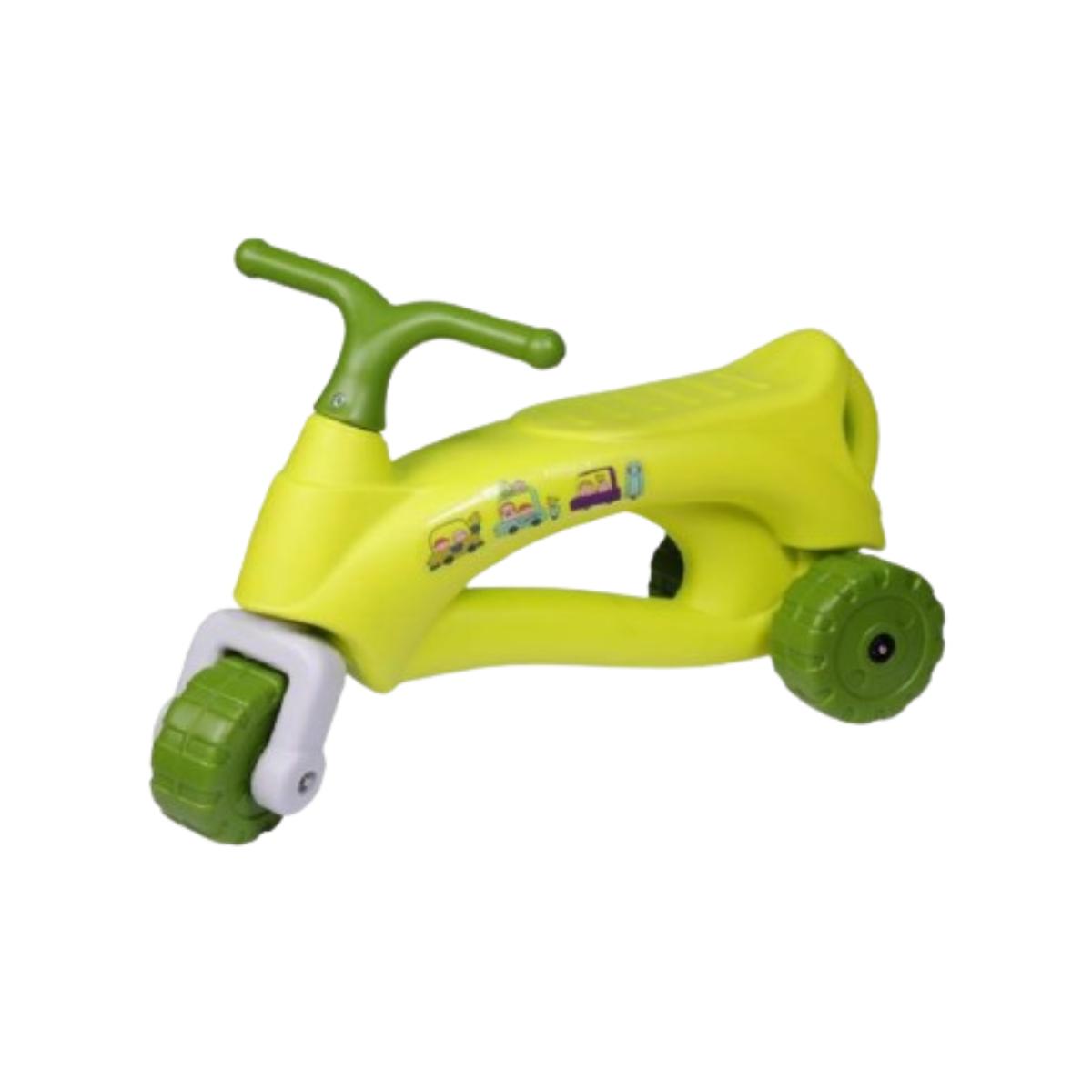 Ching Ching -Baby, toodler Horn march walker with black wheels -Green