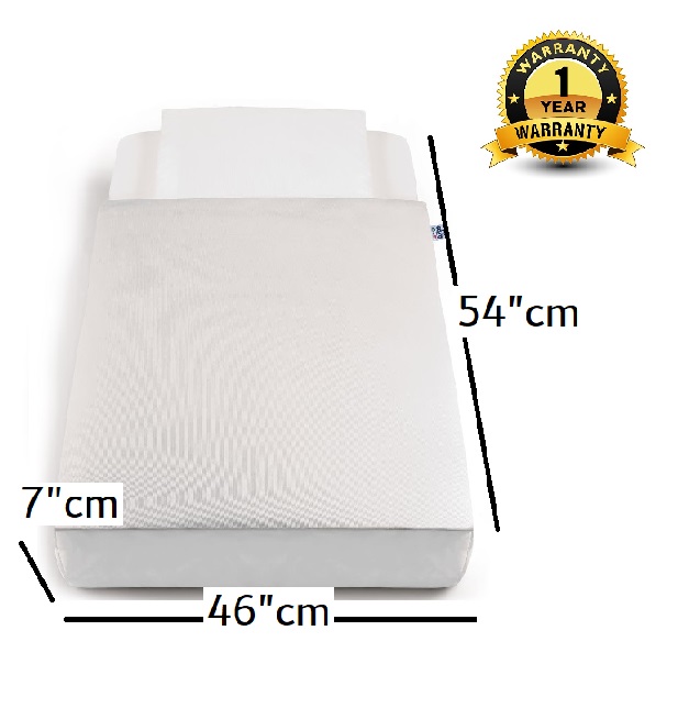 Cam - Baby Bedding set, Baby warm Duvet and Duvet cover, Baby bed, For Baby cot, Baby Bassinet, Soft Pillowcase and mattress cover, 1.1 kg, 4 pcs - Plain White