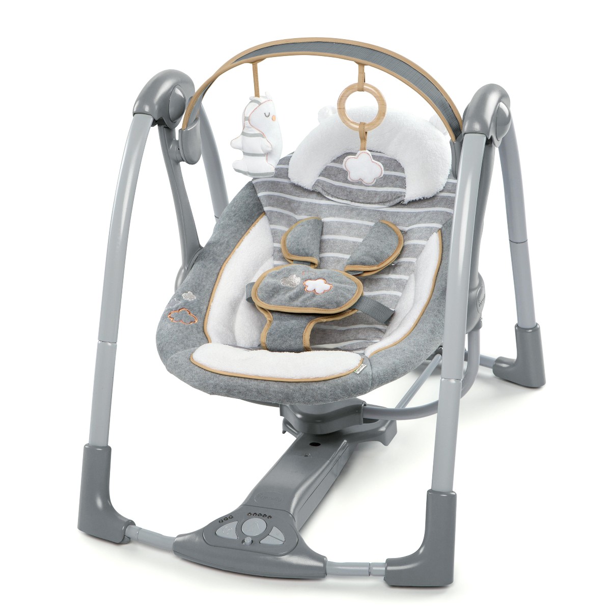 Ingenuity Boutique Collection™ Swing 'n Go Portable Swing™ - Bella Teddy™